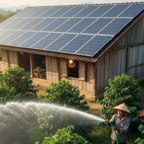 Điện mặt trời cho gia đình nông thôn